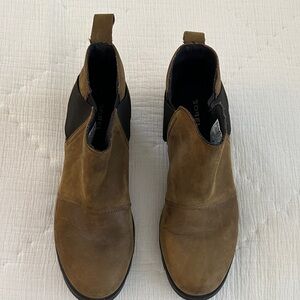 Sorel “Emelie Chelsea” Brown Waterproof Leather Boots